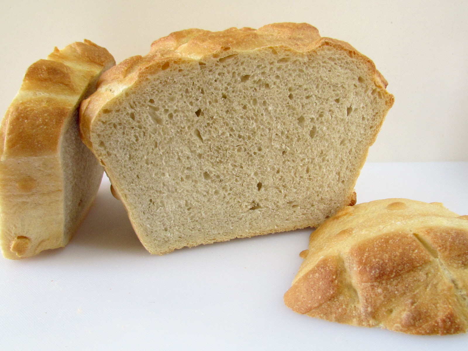 Pane di grano su pasta matura (autolievitazione)