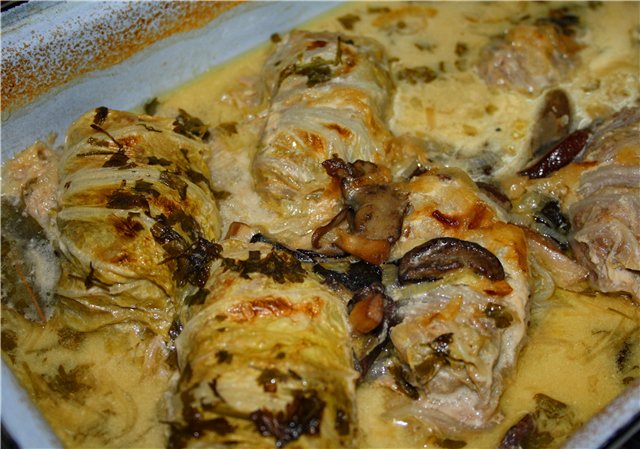 Involtini di cavolo cappuccio di carne