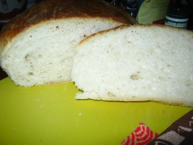 Italian bread (Ann Thibeault) in the oven