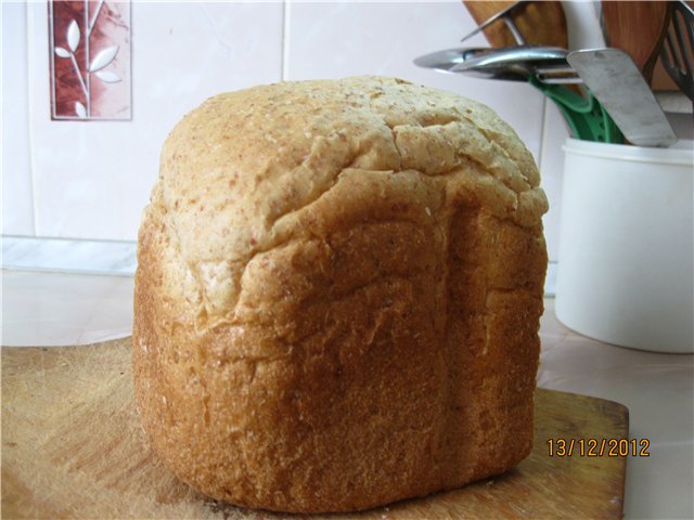 Pane di crusca di grano (macchina per il pane)