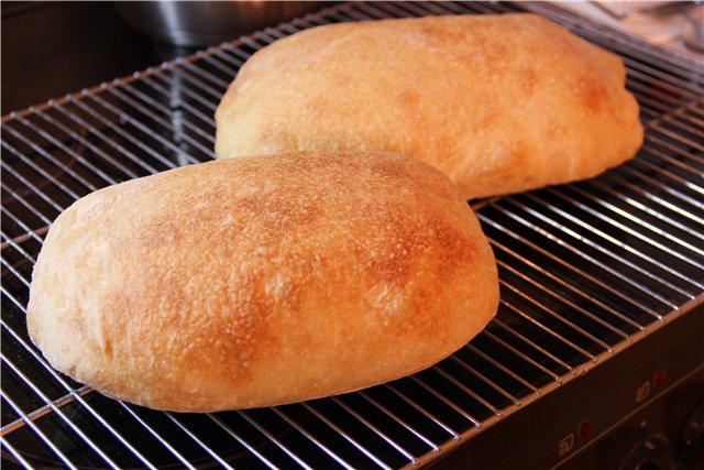 Ciabatta, Peter Reinhart (puliszkán)