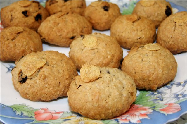 Biscotti di farina d'avena facili come sgusciare le pere