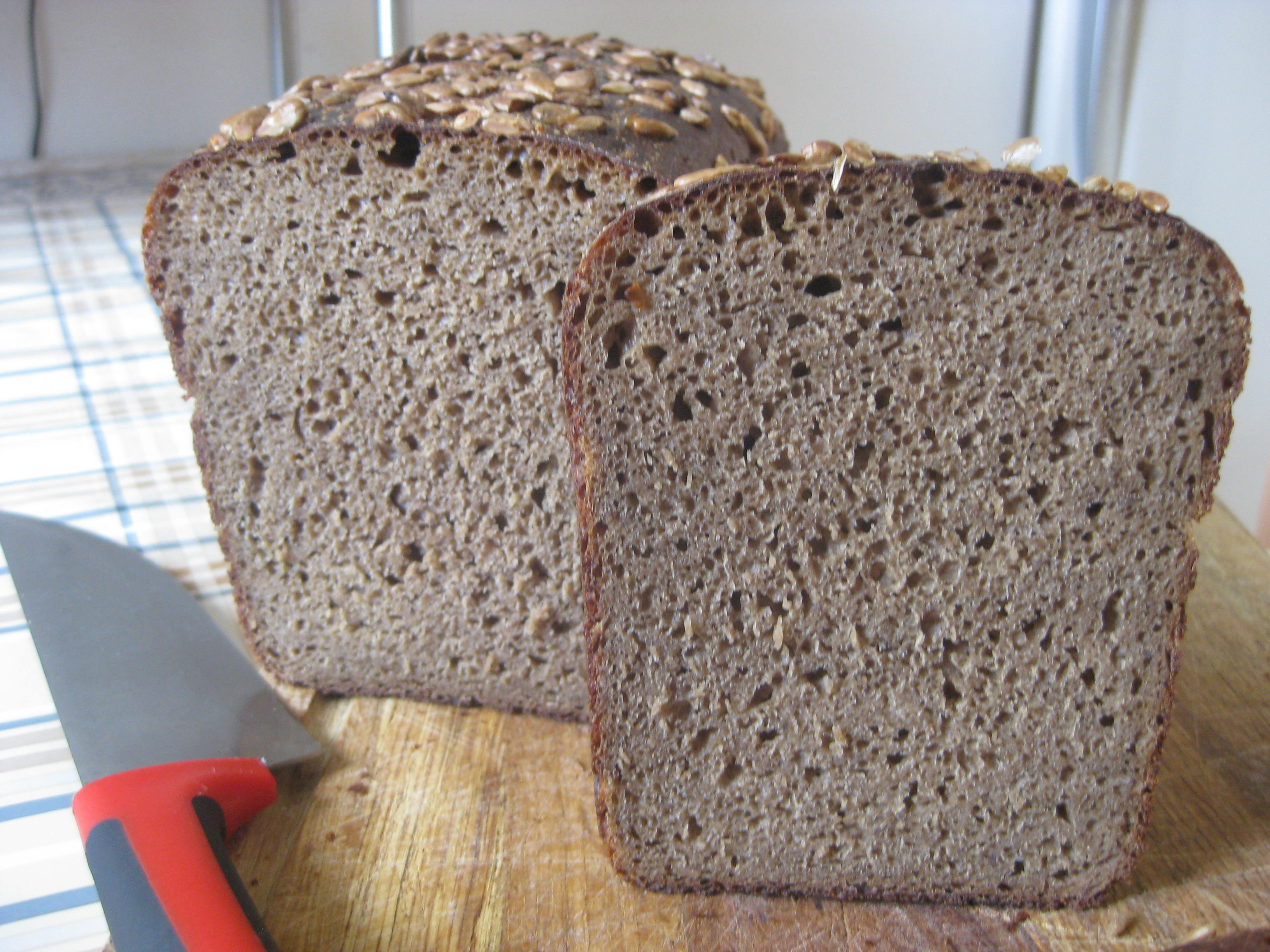 Pane di segale a base di russo