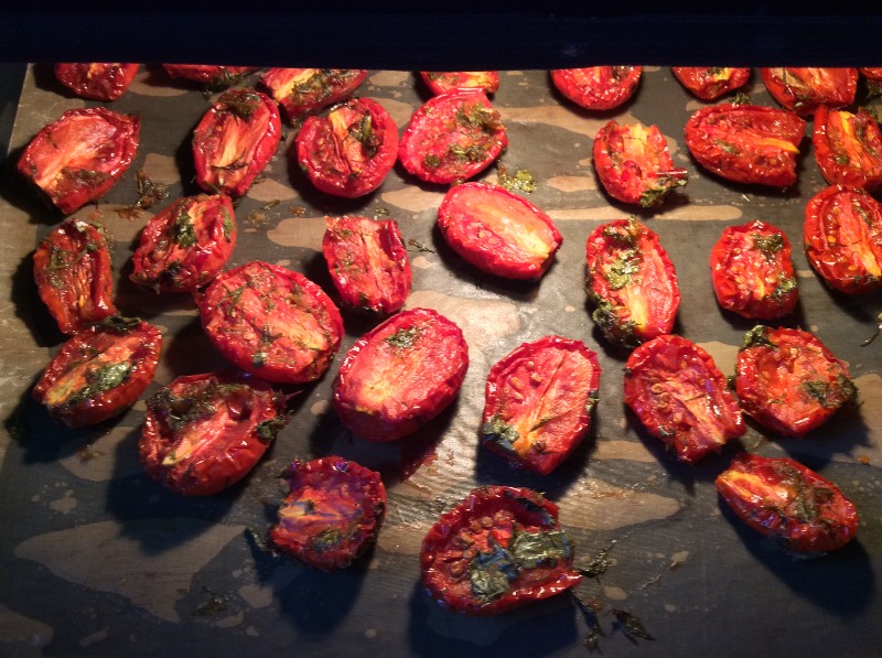 Baked eggplant