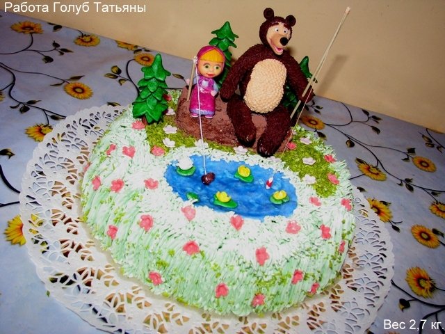 Torte basate sul cartone animato Masha e Orso