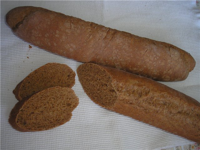 Pane integrale con crusca