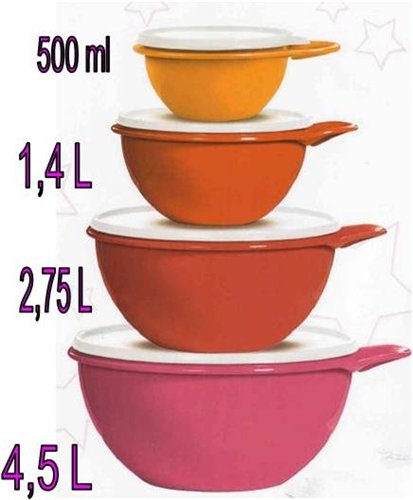 Platos de plástico Tupperware - opiniones