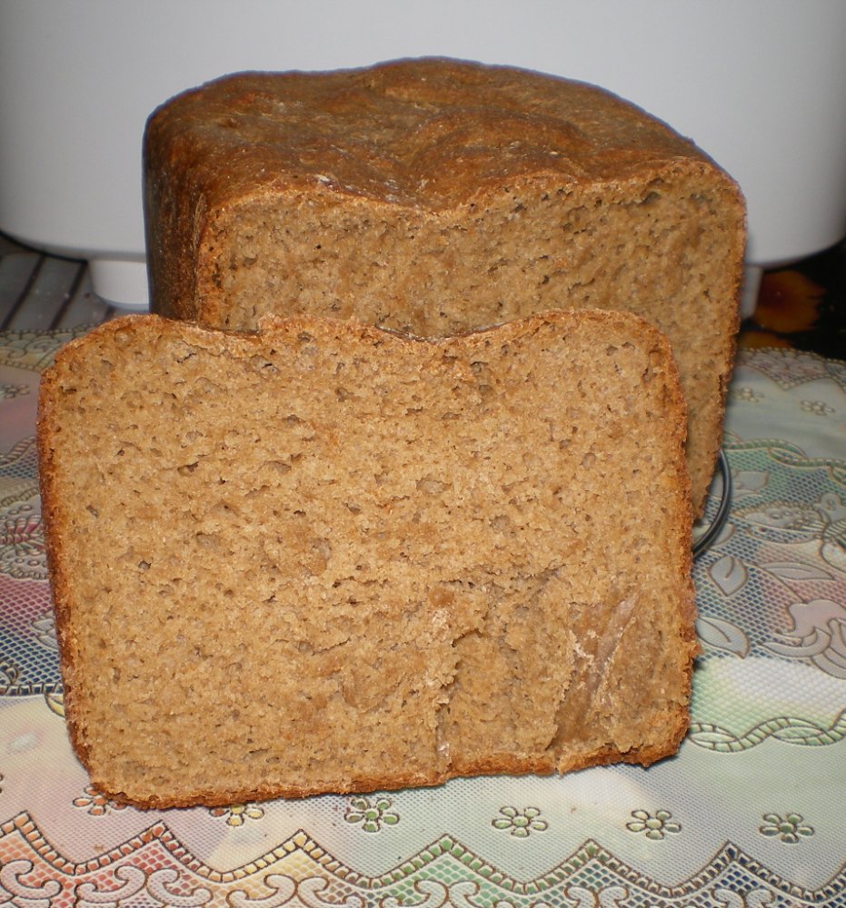 Panasonic SD-2501. Rye-wheat bread with kvass.