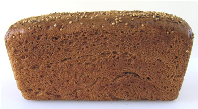 Brewed coriander bread (oven)