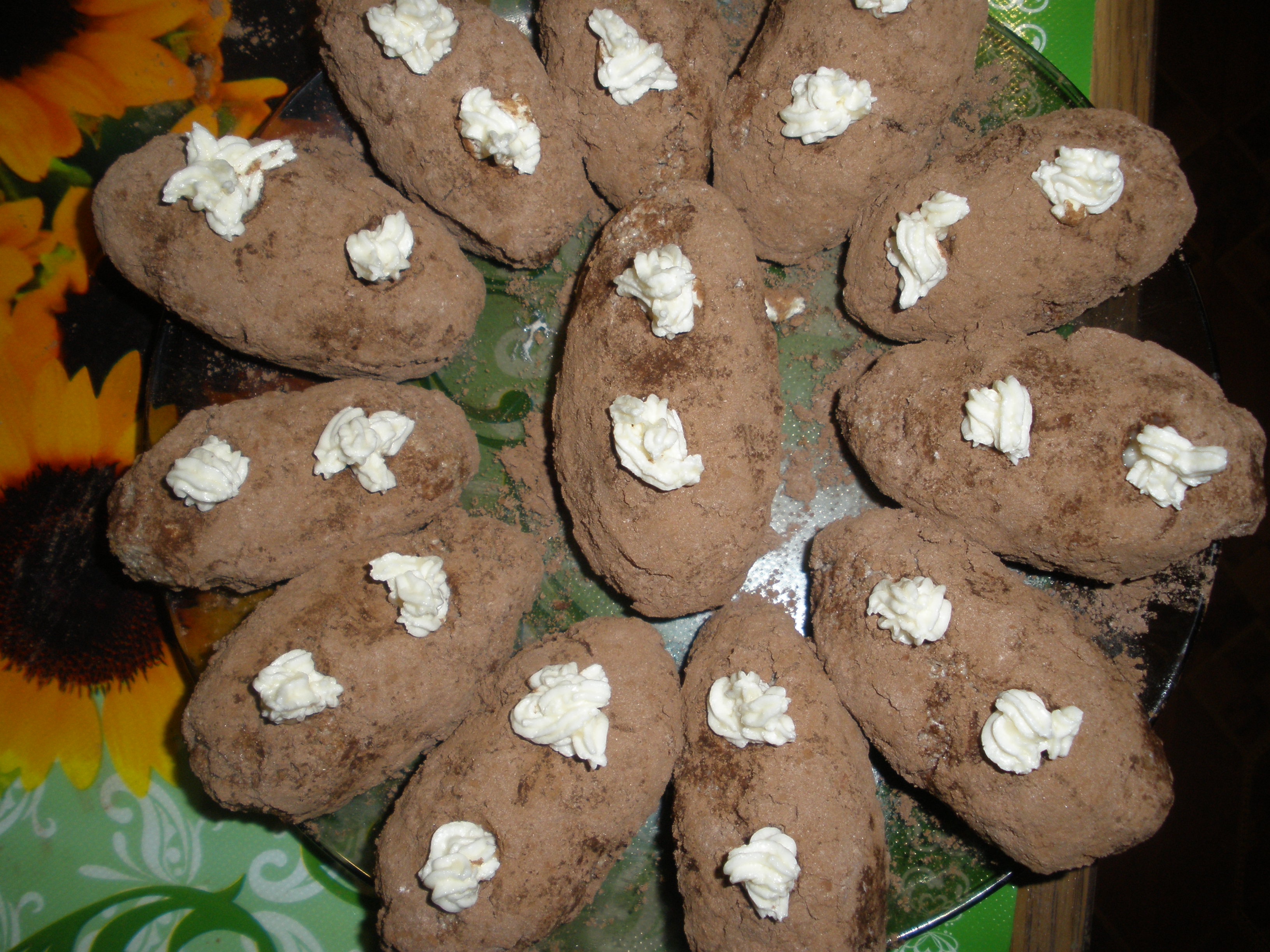 Pastís de patates amb llet condensada