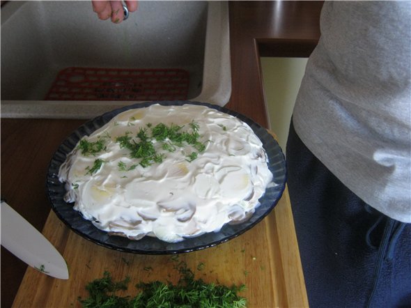 Salade voor geliefde schoonmoeder