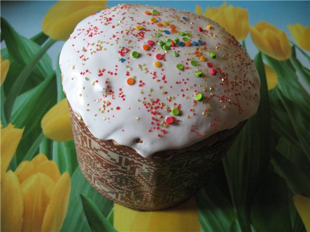 Kulich with Myasoedovskaya in the oven (master class)