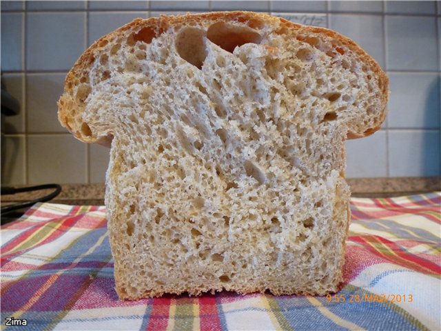 Anadama - Famous New England Bread (Peter Reinhart) (oven)