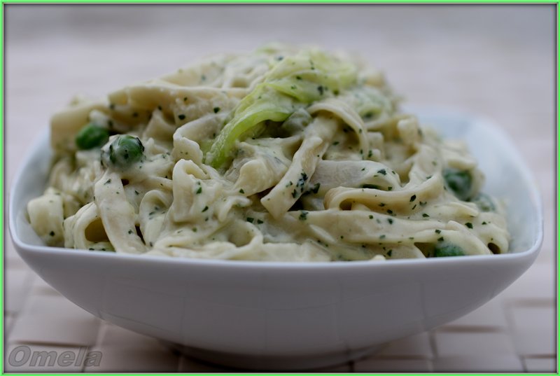 Tagliatelle z warzywami