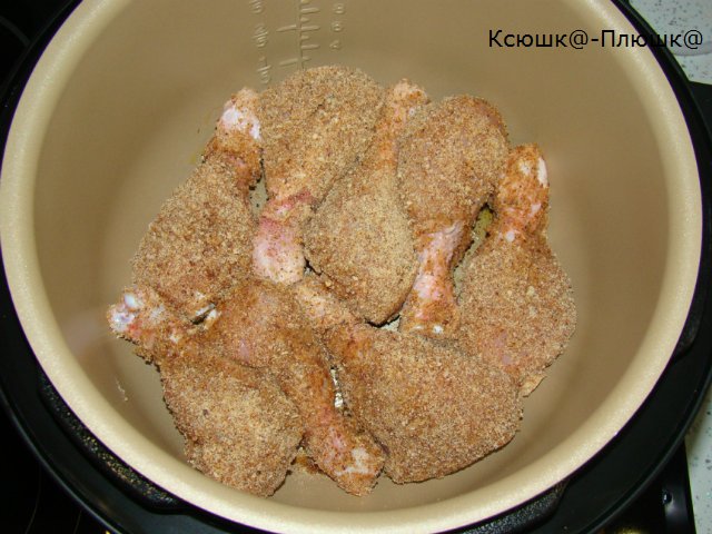 Crispy leg ng manok (Brand 6050 pressure cooker)