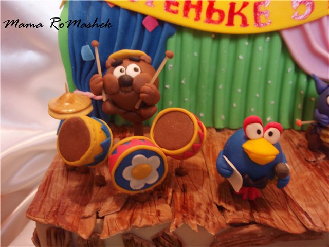 Cakes based on the cartoon Smeshariki