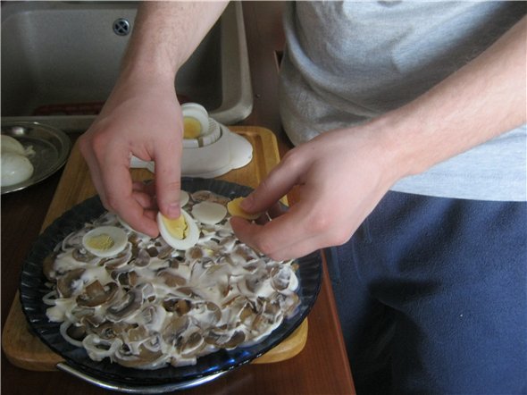 Salade voor geliefde schoonmoeder