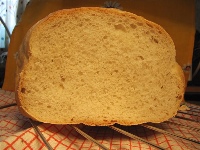 Pane di grano su pasta matura (autolievitazione)