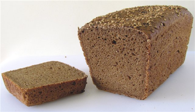 Brewed coriander bread (oven)