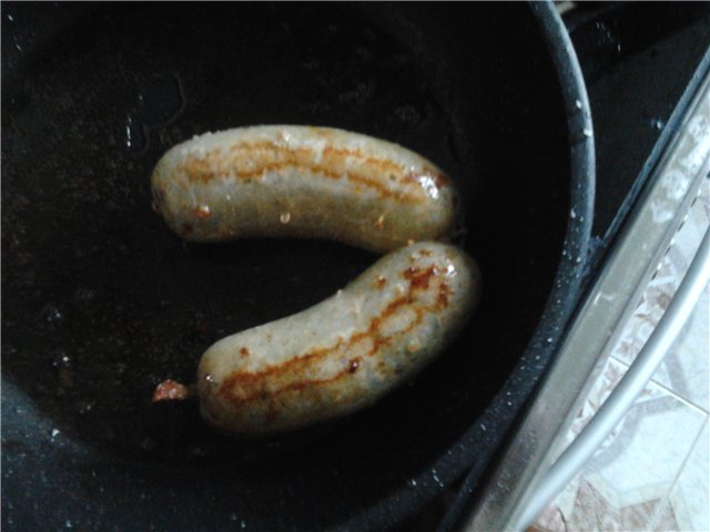 Barbecue sausages