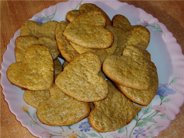 Biscotti di panpepato di Mister Z (ricetta di R. Bertinier, forno)