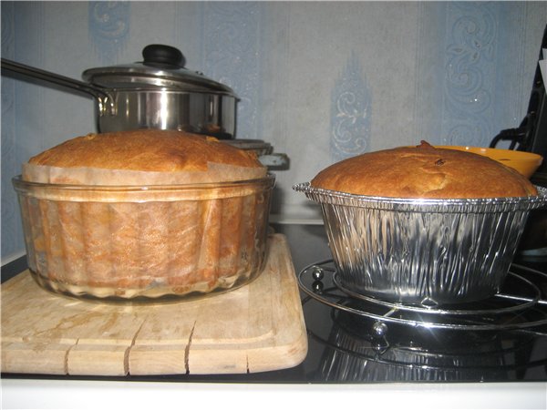 Kulich with Myasoedovskaya in the oven (master class)