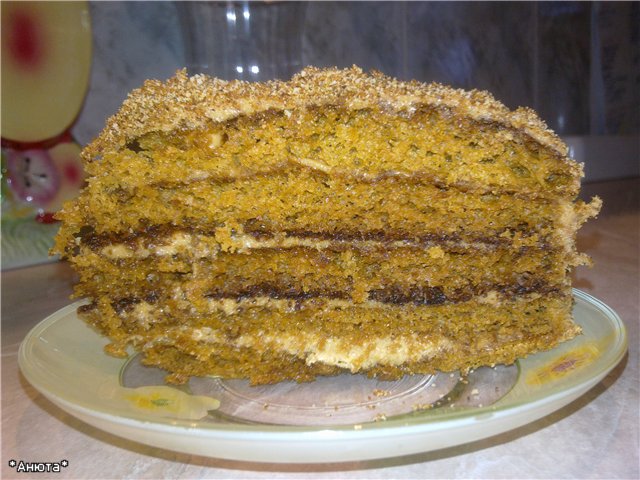 Winter honey cake