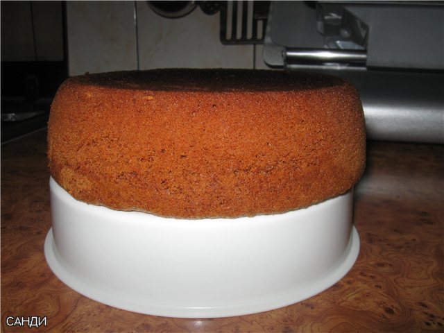 Isang napaka-simpleng honey cake (multicooker Aurora)