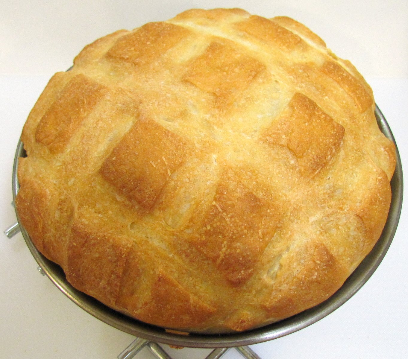 Pane di grano su pasta matura (autolievitazione)