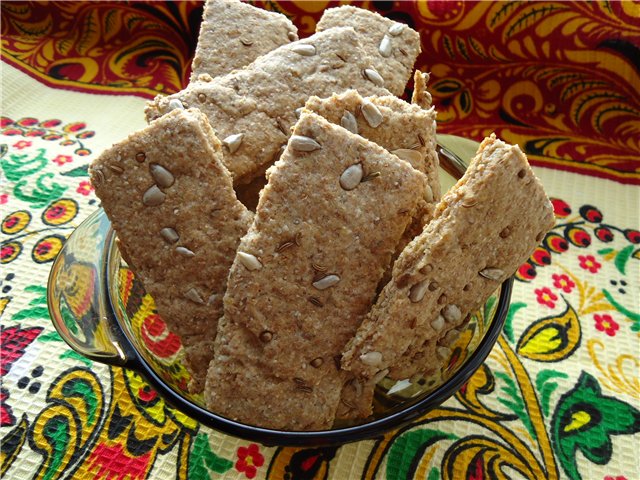 Galletas de centeno integrales