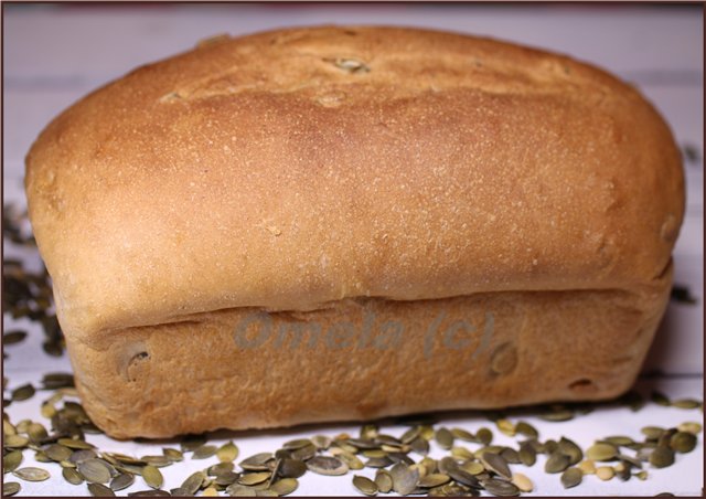 Pane di grano con semi di zucca (al forno)