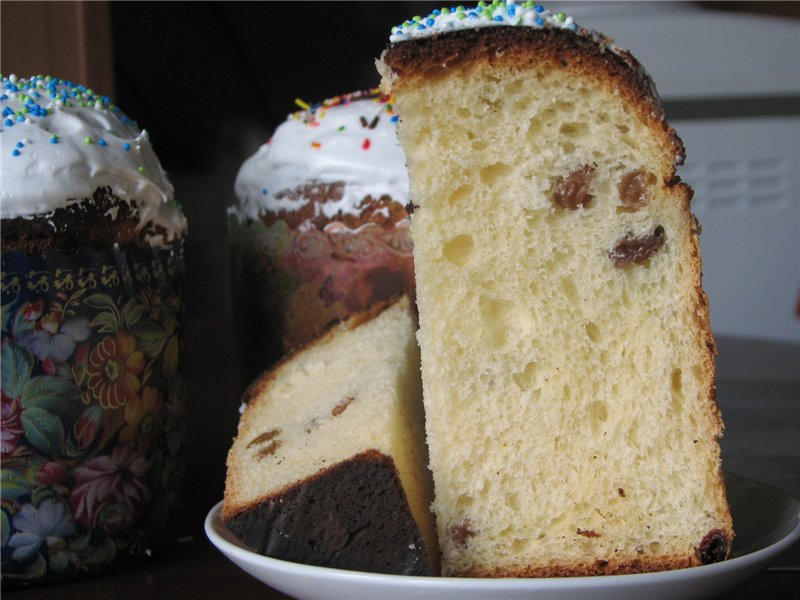 Pastel de Pascua de Viena con masa madre