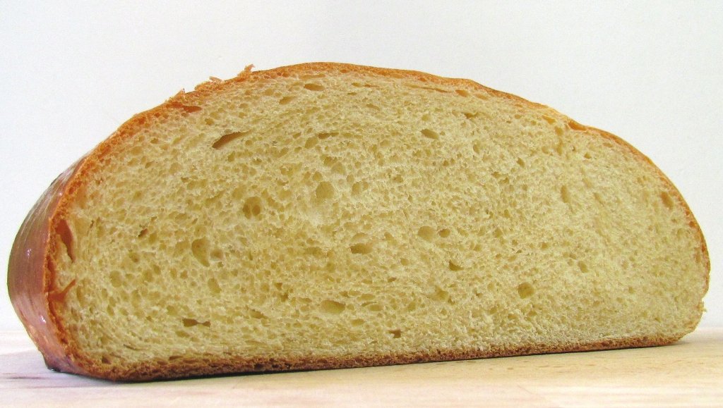 Pan de huevo en el horno