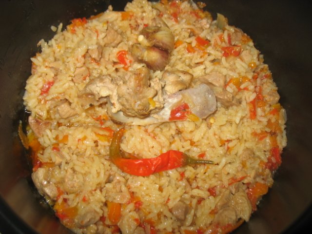 Shavlya (eastern Fergana version) in the Brand 37502 multicooker