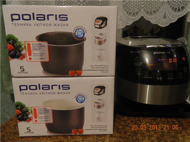 Multicooker Polaris PMC 0517AD (บทวิจารณ์)