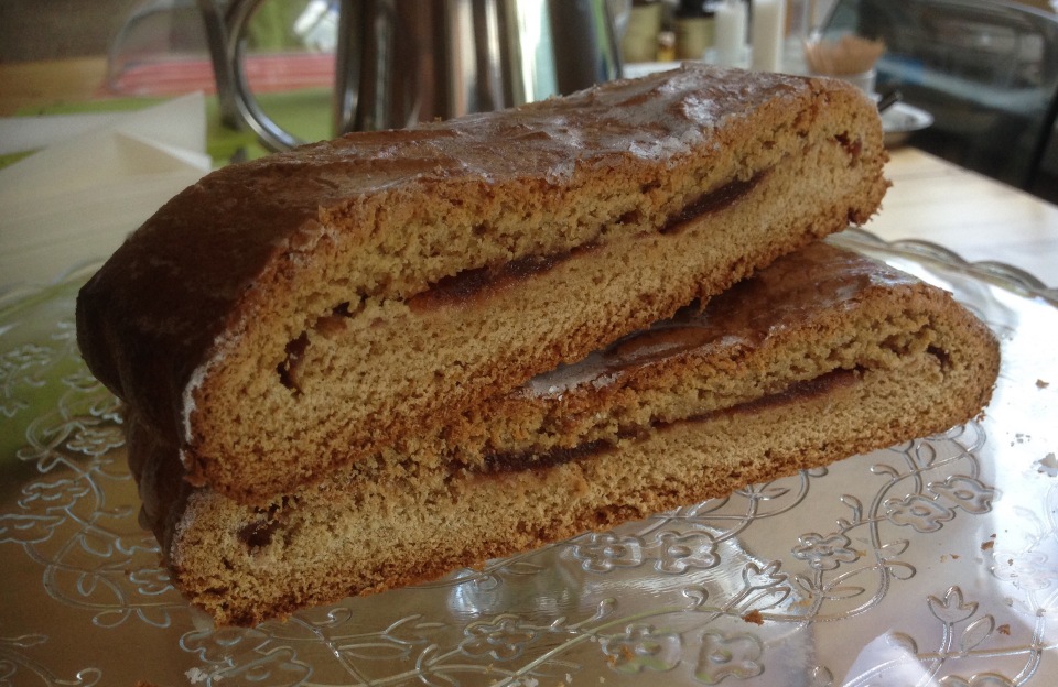 Tula peperkoek (rauw), recept voor openbare horeca, 1955.