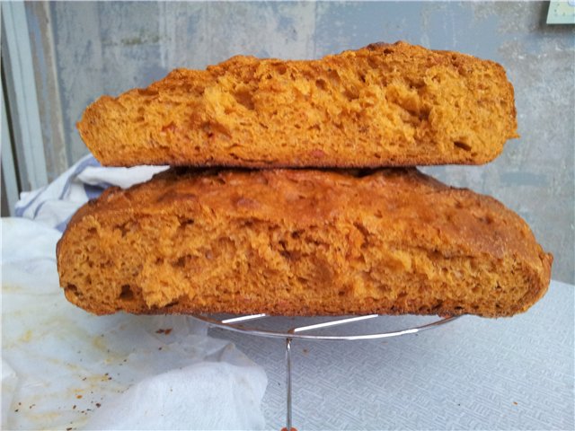 Bread with sun-dried sourdough tomatoes (oven)