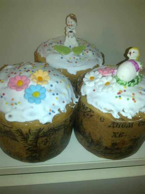 Easter cake on yolks (kneading dough in a bread maker)