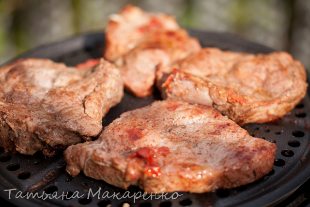 Introduzione di carne e pesce alla griglia Cobb