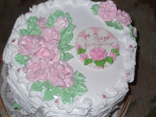 Mga cake ng bulaklak