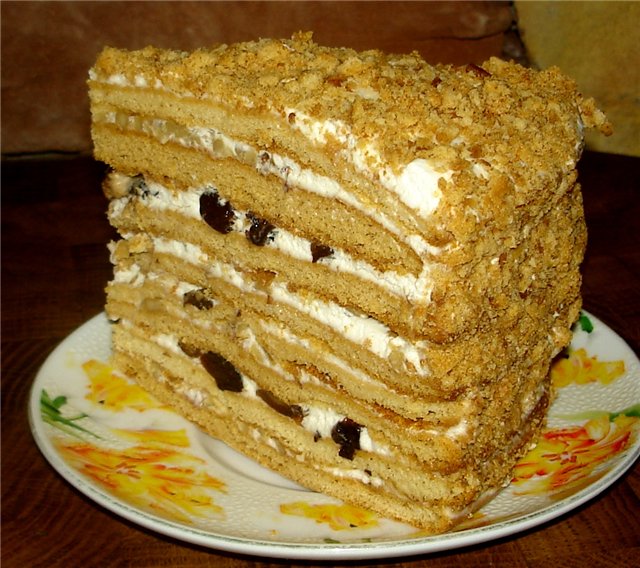 Winter honey cake