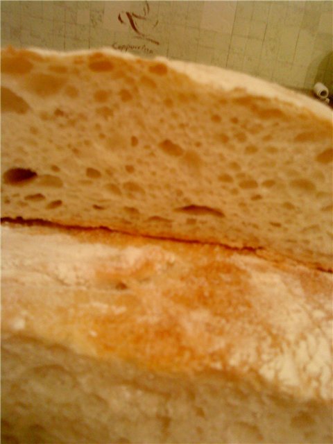 Italian bread (Ann Thibeault) in the oven