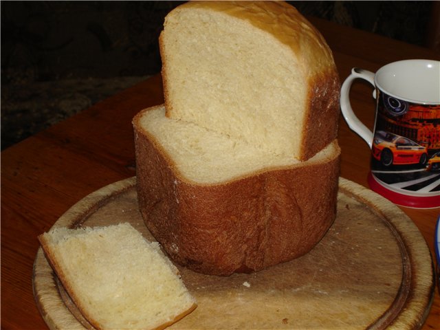 Pan vienés de Richard Bertinet en una máquina de pan