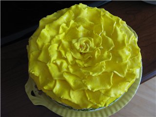 Mga cake ng bulaklak