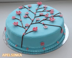 Mga cake ng bulaklak