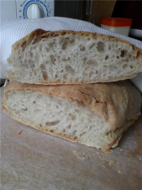 Langgistend tarwebrood (oven)