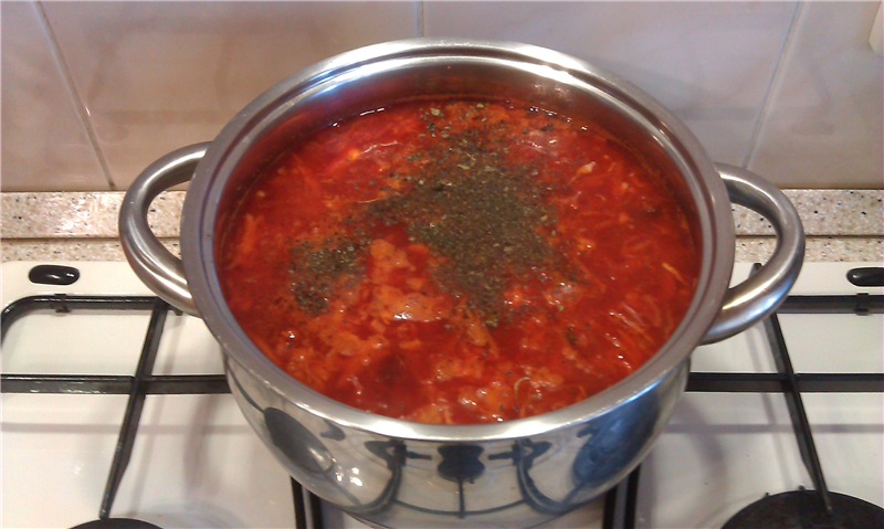 Borscht ligero magro