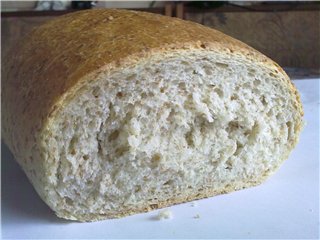 Tarwebrood "Hongaars" in de oven