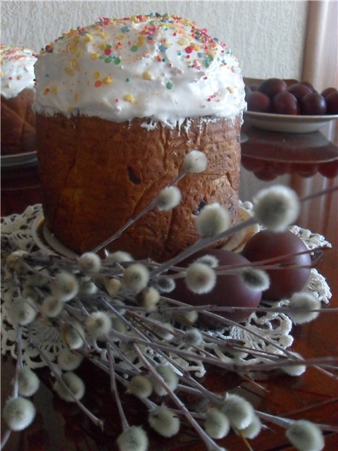 Kulich Tender con kumquat confitado