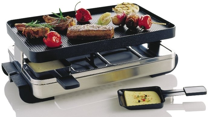 Raclette, fondue